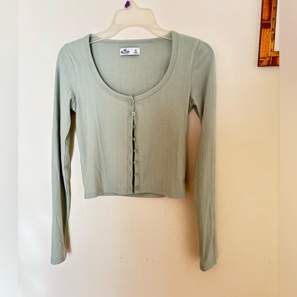 Crop Short Cardigan,  jacket , by Hollister